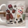 Celebrate Sports With Hockey Helmet and Boxing Gloves - Personalized Custom Coffee Mug - SPORT071_MG Celebrate Sports With Hockey Helmet and Boxing Gloves - Personalized Custom Coffee Mug - SPORT071_MG