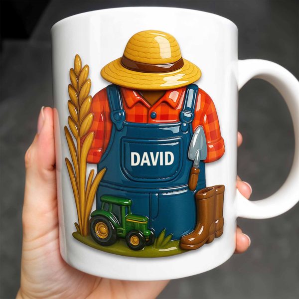 Celebrate The Hardworking Farmer With Farm Elements - Personalized Custom Coffee Mug - FAM368_MG Celebrate The Hardworking Farmer With Farm Elements - Personalized Custom Coffee Mug - FAM368_MG