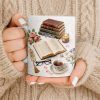 Celebrate The Love For Reading With Books And A Cozy Scene - Personalized Custom Coffee Mug - BLV081_MG Celebrate The Love For Reading With Books And A Cozy Scene - Personalized Custom Coffee Mug - BLV081_MG