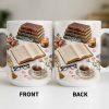 Celebrate The Love For Reading With Books And A Cozy Scene - Personalized Custom Coffee Mug - BLV081_MG Celebrate The Love For Reading With Books And A Cozy Scene - Personalized Custom Coffee Mug - BLV081_MG