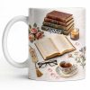 Celebrate The Love For Reading With Books And A Cozy Scene - Personalized Custom Coffee Mug - BLV081_MG Celebrate The Love For Reading With Books And A Cozy Scene - Personalized Custom Coffee Mug - BLV081_MG
