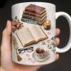 Celebrate The Love For Reading With Books And A Cozy Scene - Personalized Custom Coffee Mug - BLV081_MG Celebrate The Love For Reading With Books And A Cozy Scene - Personalized Custom Coffee Mug - BLV081_MG