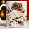 Celebrate The Love For Reading With Books And A Cozy Scene - Personalized Custom Coffee Mug - BLV081_MG Celebrate The Love For Reading With Books And A Cozy Scene - Personalized Custom Coffee Mug - BLV081_MG