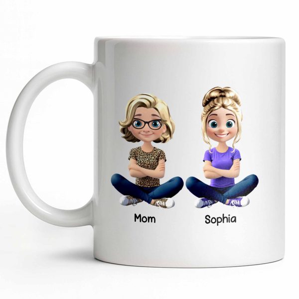 Celebrate the Special Bond Between Mother and Daughter - Personalized Custom Coffee Mug - DILA070_MG Celebrate the Special Bond Between Mother and Daughter - Personalized Custom Coffee Mug - DILA070_MG