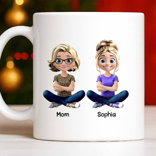 Celebrate the Special Bond Between Mother and Daughter - Personalized Custom Coffee Mug - DILA070_MG Celebrate the Special Bond Between Mother and Daughter - Personalized Custom Coffee Mug - DILA070_MG
