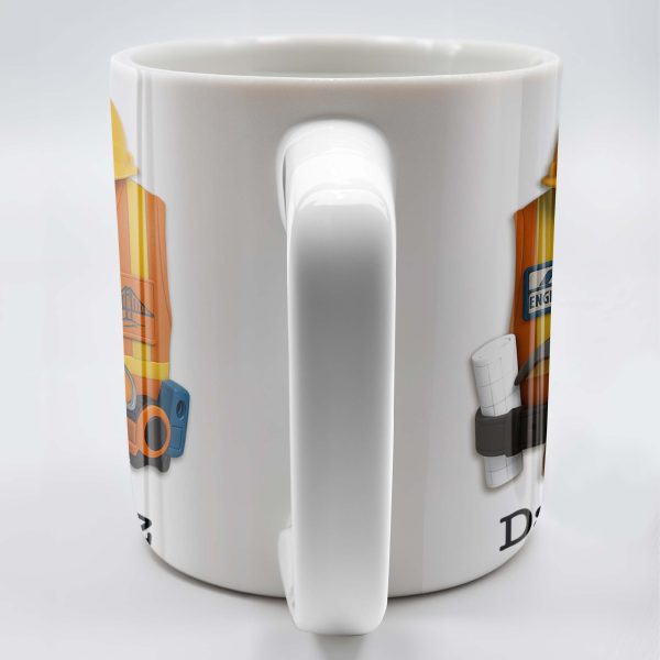 Celebrate Your Everyday Hero with This Engineer-Themed Coffee Mug Featuring Helmet, Tie, Vest, Tools - Personalized Custom Coffee Mug - GRAD298_MG Celebrate Your Everyday Hero with This Engineer-Themed Coffee Mug Featuring Helmet, Tie, Vest, Tools - Personalized Custom Coffee Mug - GRAD298_MG