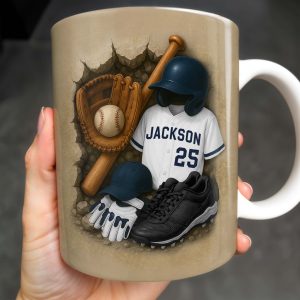 Celebrate Your Favorite Baseball Moments, Baseball and Sports Gear - Personalized Custom Coffee Mug - FTN006_MG
