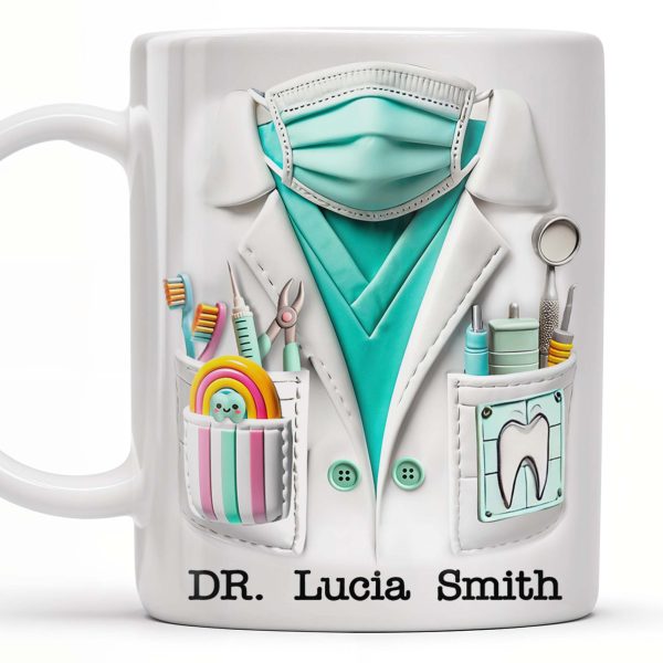 Celebrate Your Favorite Dentist With A Unique Dental Mug - Personalized Custom Coffee Mug - GRAD322_MG Celebrate Your Favorite Dentist With A Unique Dental Mug - Personalized Custom Coffee Mug - GRAD322_MG