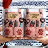 Celebrate Your Favorite Dog Groomer, Scissors And Paw Prints - Personalized Custom Coffee Mug - DOG063_MG Celebrate Your Favorite Dog Groomer, Scissors And Paw Prints - Personalized Custom Coffee Mug - DOG063_MG