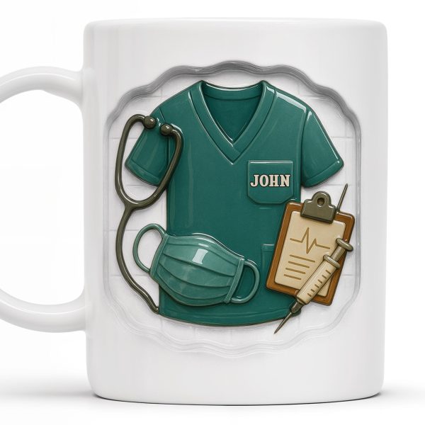 Celebrate Your Favorite Healthcare Hero With This Custom Nurse Design - Personalized Custom Coffee Mug - NUR023_MG Celebrate Your Favorite Healthcare Hero With This Custom Nurse Design - Personalized Custom Coffee Mug - NUR023_MG