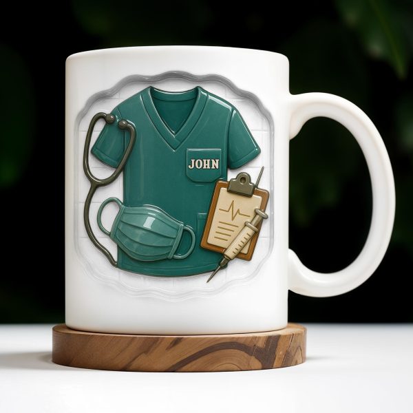 Celebrate Your Favorite Healthcare Hero With This Custom Nurse Design - Personalized Custom Coffee Mug - NUR023_MG Celebrate Your Favorite Healthcare Hero With This Custom Nurse Design - Personalized Custom Coffee Mug - NUR023_MG