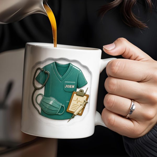 Celebrate Your Favorite Healthcare Hero With This Custom Nurse Design - Personalized Custom Coffee Mug - NUR023_MG Celebrate Your Favorite Healthcare Hero With This Custom Nurse Design - Personalized Custom Coffee Mug - NUR023_MG