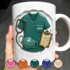 Celebrate Your Favorite Healthcare Hero With This Custom Nurse Design - Personalized Custom Coffee Mug - NUR023_MG Celebrate Your Favorite Healthcare Hero With This Custom Nurse Design - Personalized Custom Coffee Mug - NUR023_MG