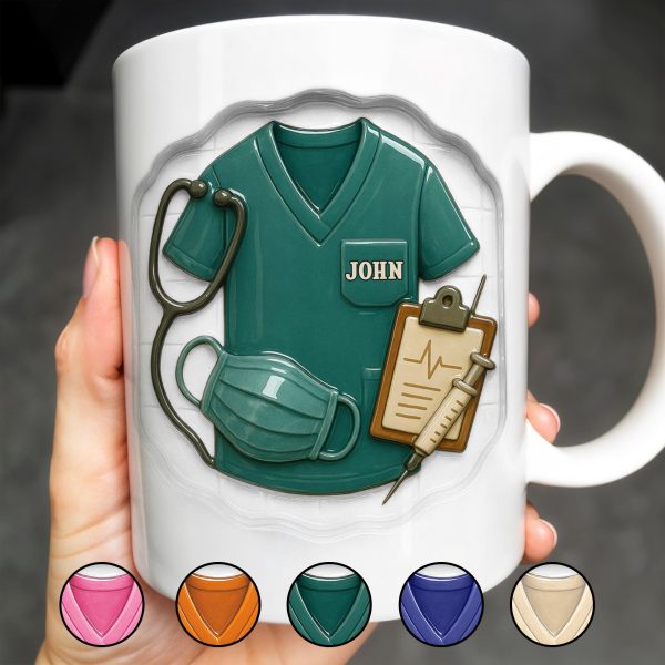 Celebrate Your Favorite Healthcare Hero With This Custom Nurse Design - Personalized Custom Coffee Mug - NUR023_MG Celebrate Your Favorite Healthcare Hero With This Custom Nurse Design - Personalized Custom Coffee Mug - NUR023_MG