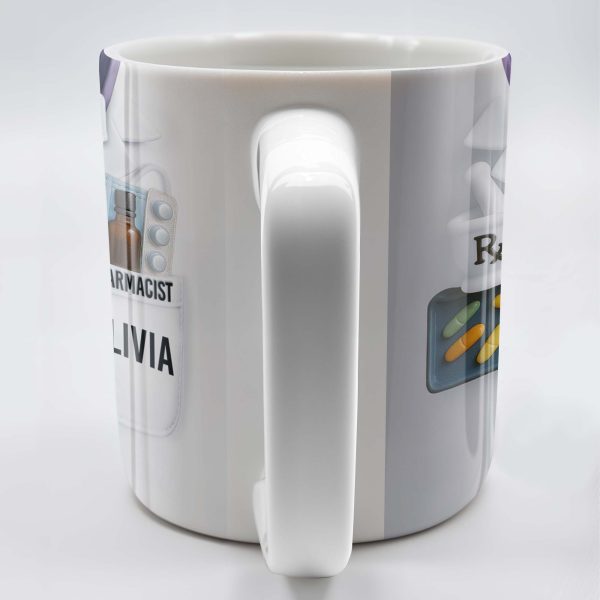 Celebrate Your Favorite Pharmacist, Medical Tools And Uniform - Personalized Custom Coffee Mug - GRAD303_MG Celebrate Your Favorite Pharmacist, Medical Tools And Uniform - Personalized Custom Coffee Mug - GRAD303_MG
