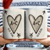 Celebrate Your Love Every Day With A Beautiful Heart Design - Personalized Custom Coffee Mug - CPL1156_MG Celebrate Your Love Every Day With A Beautiful Heart Design - Personalized Custom Coffee Mug - CPL1156_MG