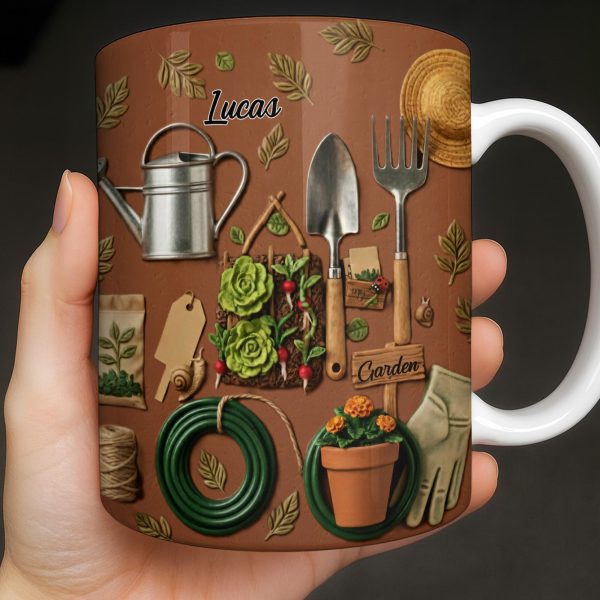 Celebrate Your Love For Gardening - Personalized Custom Coffee Mug - GAR030_MG Celebrate Your Love For Gardening - Personalized Custom Coffee Mug - GAR030_MG