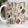 Celebrate Your Love for Reading and Writing - Personalized Custom Coffee Mug - BLV082_MG Celebrate Your Love for Reading and Writing - Personalized Custom Coffee Mug - BLV082_MG