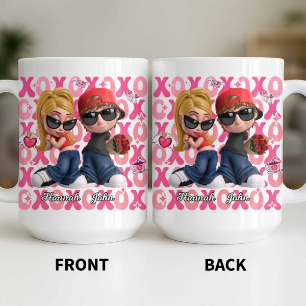 Celebrate Your Special Moments With Adorable Cartoon Figures - Personalized Custom Coffee Mug - CPL1286_MG Celebrate Your Special Moments With Adorable Cartoon Figures - Personalized Custom Coffee Mug - CPL1286_MG