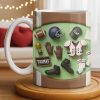 Celebrate Your Sports Achievements, Football And Helmet Design - Personalized Custom Coffee Mug - SPORT072_MG