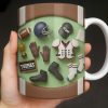 Celebrate Your Sports Achievements, Football And Helmet Design - Personalized Custom Coffee Mug - SPORT072_MG