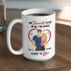 Ceramic Mug 'My Favorite Place' Couple Design, Personalized Love Gift For Couples, Sweet Daily Coffee Reminder Ceramic Mug 'My Favorite Place' Couple Design, Personalized Love Gift For Couples, Sweet Daily Coffee Reminder
