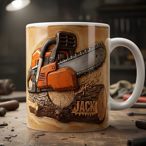 Chainsaw Coffee Mug Personalized Gifts For Lumberjack 05TGDT271125 Chainsaw Coffee Mug Personalized Gifts For Lumberjack 05TGDT271125