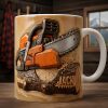 Chainsaw Coffee Mug Personalized Gifts For Lumberjack 05TGDT271125 Chainsaw Coffee Mug Personalized Gifts For Lumberjack 05TGDT271125