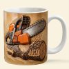 Chainsaw Coffee Mug Personalized Gifts For Lumberjack 05TGDT271125 Chainsaw Coffee Mug Personalized Gifts For Lumberjack 05TGDT271125