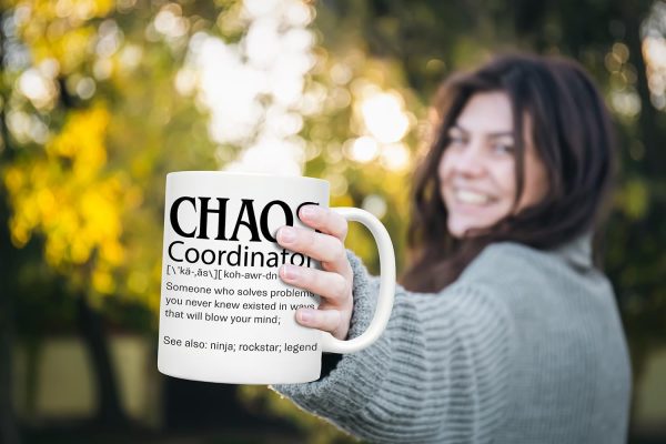 Chaos Coordinator Coffee Mug, Funny Appreciation Gift for Boss Manager Teacher Nurse Mom, Birthday Christmas Gift Chaos Coordinator Coffee Mug, Funny Appreciation Gift for Boss Manager Teacher Nurse Mom, Birthday Christmas Gift
