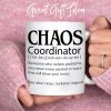 Chaos Coordinator Coffee Mug, Funny Appreciation Gift for Boss Manager Teacher Nurse Mom, Birthday Christmas Gift Chaos Coordinator Coffee Mug, Funny Appreciation Gift for Boss Manager Teacher Nurse Mom, Birthday Christmas Gift