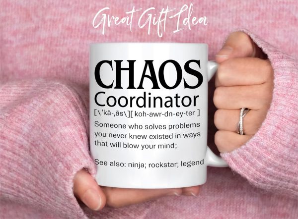 Chaos Coordinator Coffee Mug, Funny Appreciation Gift for Boss Manager Teacher Nurse Mom, Birthday Christmas Gift Chaos Coordinator Coffee Mug, Funny Appreciation Gift for Boss Manager Teacher Nurse Mom, Birthday Christmas Gift