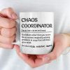 Chaos Coordinator Coffee Mug, Funny Gift for Boss Lady Teacher Mom Manager, Appreciation Birthday Christmas Gift Chaos Coordinator Coffee Mug, Funny Gift for Boss Lady Teacher Mom Manager, Appreciation Birthday Christmas Gift