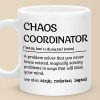 Chaos Coordinator Coffee Mug, Funny Gift for Boss Lady Teacher Mom Manager, Appreciation Birthday Christmas Gift Chaos Coordinator Coffee Mug, Funny Gift for Boss Lady Teacher Mom Manager, Appreciation Birthday Christmas Gift
