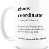 Chaos Coordinator Coffee Mug, Funny Gift for Teacher Boss Manager Coworker, Birthday Christmas Appreciation Gift Chaos Coordinator Coffee Mug, Funny Gift for Teacher Boss Manager Coworker, Birthday Christmas Appreciation Gift