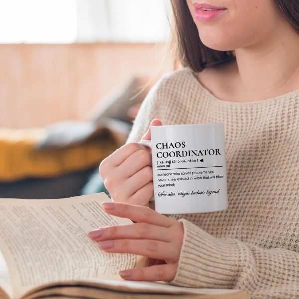 Chaos Coordinator Coffee Mug, Funny Office Gift for Boss Manager Coworker, Birthday Christmas Appreciation Gift Chaos Coordinator Coffee Mug, Funny Office Gift for Boss Manager Coworker, Birthday Christmas Appreciation Gift
