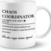 Chaos Coordinator Coffee Mug, Funny Office Gift for Boss Manager Coworker, Birthday Christmas Appreciation Gift Chaos Coordinator Coffee Mug, Funny Office Gift for Boss Manager Coworker, Birthday Christmas Appreciation Gift