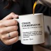 Chaos Coordinator Magical Problem Solver Mug - Personalized Custom Coffee Mug - COL051_MG Chaos Coordinator Magical Problem Solver Mug - Personalized Custom Coffee Mug - COL051_MG