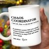 Chaos Coordinator Magical Problem Solver Mug - Personalized Custom Coffee Mug - COL051_MG Chaos Coordinator Magical Problem Solver Mug - Personalized Custom Coffee Mug - COL051_MG