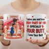 Cheeky Couple Coffee Mug - Personalized Gifts For Couples 01natn131225 Cheeky Couple Coffee Mug - Personalized Gifts For Couples 01natn131225