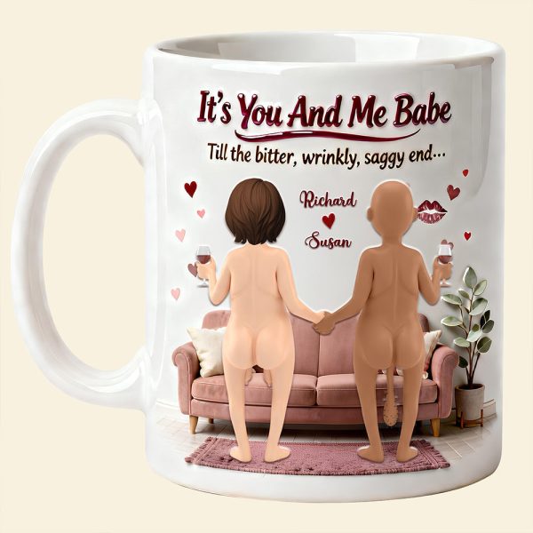Cheers Old Couple Mug Personalized Gifts For Couple 02NADT070126 Cheers Old Couple Mug Personalized Gifts For Couple 02NADT070126