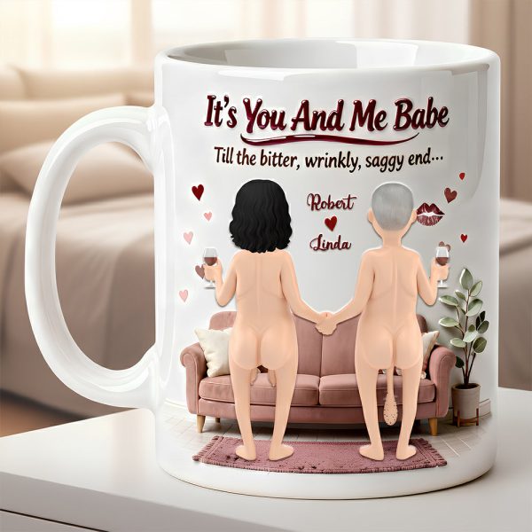 Cheers Old Couple Mug Personalized Gifts For Couple 02NADT070126 Cheers Old Couple Mug Personalized Gifts For Couple 02NADT070126
