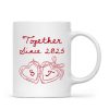 Cheers To Forever Couple Custom Heart Locket - Personalized Mug - Gift For Her, Gift For Him Cheers To Forever Couple Custom Heart Locket - Personalized Mug - Gift For Her, Gift For Him