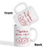 Cheers To Forever Couple Custom Heart Locket - Personalized Mug - Gift For Her, Gift For Him Cheers To Forever Couple Custom Heart Locket - Personalized Mug - Gift For Her, Gift For Him