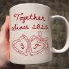 Cheers To Forever Couple Custom Heart Locket - Personalized Mug - Gift For Her, Gift For Him Cheers To Forever Couple Custom Heart Locket - Personalized Mug - Gift For Her, Gift For Him