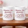 Cheers To Forever Couple Custom Heart Locket - Personalized Mug - Gift For Her, Gift For Him Cheers To Forever Couple Custom Heart Locket - Personalized Mug - Gift For Her, Gift For Him
