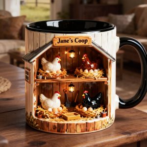 Chicken Farm Coffee Mug - Personalized Gifts For Farmer 02ohta311225