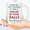 Chillin' In Dad Balls Personalized Custom Father's Day Mug DA199 890483 Chillin' In Dad Balls Personalized Custom Father's Day Mug DA199 890483