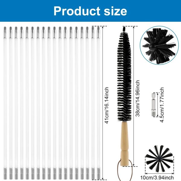 Chimney Cleaning Brush Kit Chimney Cleaning Brush Kit