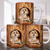 Choco, Cute Dog In A Cozy Dog House - Personalized Custom Coffee Mug - DOG135_MG Choco, Cute Dog In A Cozy Dog House - Personalized Custom Coffee Mug - DOG135_MG